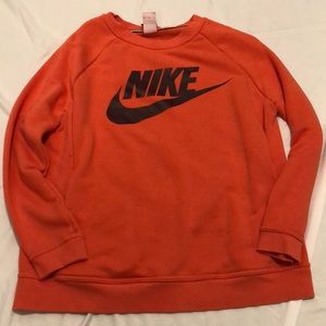 Pink Nike sweatshirt